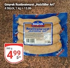 Aktuelle Bratwurst Angebote bei GLOBUS in Braunschweig Aktuelles Rostbratwurst „Holzfäller Art“ Angebot bei GLOBUS in Braunschweig ab 4,99 €