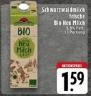 frische Bio Heu Milch Angebote von Schwarzwaldmilch bei EDEKA Leverkusen für 1,59 €