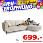 Seats and Sofas Remscheid - Pearl Ecksofa Angebot im Prospekt Pearl Ecksofa bei Seats and Sofas im Remscheid Prospekt für 699,00 €