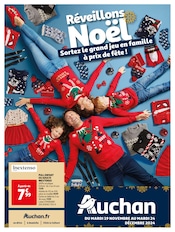 Prospectus Auchan Hypermarché à Saint-André-de-Cubzac, "Réveillons Noël", 16 pages de promos valables du 19/11/2024 au 24/12/2024