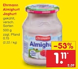 Almighurt Joghurt im Angebot bei Netto Marken-Discount in Warendorf Almighurt Joghurt Angebote von Ehrmann bei Netto Marken-Discount Warendorf für 1,11 €