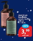 Handbalm im Angebot bei budni in Seevetal Handbalm Angebote von Jean & Len bei budni Seevetal für 3,99 €