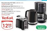 Wasserkocher KO1508 Angebote von Tefal bei GLOBUS St. Ingbert für 12,99 €