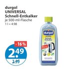Schnell-Entkalker von durgol im aktuellen V-Markt Prospekt für 2,49 €