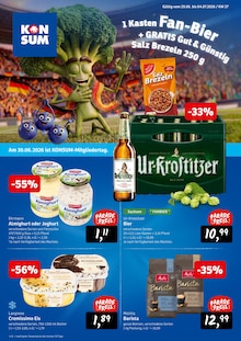 Bier im Konsum Prospekt "Preisparade" mit 12 Seiten (Dresden)