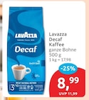 Decaf Kaffee ganze Bohne von Lavazza für 8,99 € bei budni im Angebot Decaf Kaffee ganze Bohne von Lavazza im aktuellen budni Prospekt