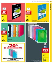 Promos Feuille Simple dans le catalogue "LA RENTRÉE À PETIT PRIX" de Carrefour à la page 15