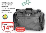 Sporttasche im Angebot bei GLOBUS in Pirmasens Sporttasche Angebote von OHO bei GLOBUS Pirmasens für 14,99 €
