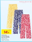 Pantalon fluide imprimé - Melissa Brown en promo chez Intermarché Hyper Pantalon fluide imprimé - Melissa Brown dans le catalogue Intermarché Hyper