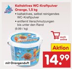 Kaltaktives WC-Kraftpulver Orange im Angebot bei Netto Marken-Discount in Albstadt Kaltaktives WC-Kraftpulver Orange Angebote bei Netto Marken-Discount Albstadt für 14,99 €