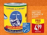 Thon à l'huile de tournesol - Le Phare du Cap Bon - Aldi à Lyon Thon à l'huile de tournesol - Le Phare du Cap Bon en promo chez Aldi Lyon à 4,99 €