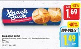 Sonntagsbrötchen von Knack & Back für 1,49 € bei E center im Angebot Sonntagsbrötchen von Knack & Back im aktuellen E center Prospekt