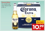 Corona Extra  im aktuellen Netto Marken-Discount Prospekt für 10,99 €