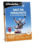 Coffret cadeau Wonderbox Saut en parachute et activités extrêmes Edition 2025 à 299,90 € dans le catalogue Fnac
