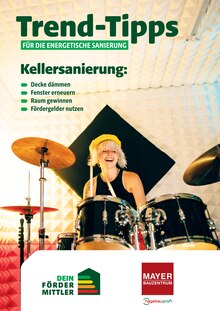 Bauzentrum Mayer Prospekt Trend-Tipps für die energetische Sanierung mit 13 Seiten