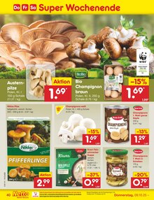 Champignons im Netto Marken-Discount Prospekt "Aktuelle Angebote" mit 59 Seiten (Nürnberg)