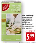 Einmalhandschuhe im Angebot bei E center in Heidenheim Einmalhandschuhe Angebote von Gut & Günstig bei E center Heidenheim für 5,99 €