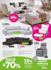 Wohnlandschaft im mömax Prospekt in Fürth Aktueller mömax Prospekt mit Wohnlandschaft, "Bei diesen Preisen schauen die Schweden! SALE bis -70%", Seite 5