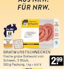 Aktuelle Bratwurst Angebote bei EDEKA in Bottrop Aktuelles Bratwurstschnecken Angebot bei EDEKA in Bottrop ab 2,99 €