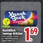 Sonntags-Brötchen von Knack&Back im aktuellen EDEKA Prospekt für 1,69 €