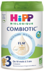 Lait 3 combiotic flm croissance - HIPP dans le catalogue NaturéO