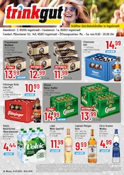 Cola im Trinkgut Prospekt in Ingolstadt Aktueller Trinkgut Prospekt mit Cola, "Größter Getränkehändler in Ingolstadt", Seite 1