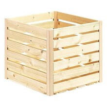 HolzZollhaus Holzkiste A 1/2 (35 x 35 x 32 cm, Gehobelt, Natur) Angebot in Hennef (Sieg) im aktuellen Prospekt bei BAUHAUS in Hennef (Sieg)