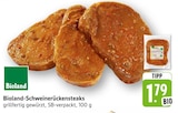 Schweinerückensteaks im Angebot bei EDEKA in Koblenz Schweinerückensteaks Angebote von Bioland bei EDEKA Koblenz für 1,79 €