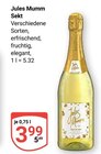 Sekt Angebote von Jules Mumm bei GLOBUS Hoyerswerda für 3,99 €