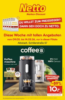Kaffee im Netto Marken-Discount Prospekt "Diese Woche mit tollen Angeboten" mit 2 Seiten (Albstadt)