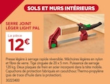 Gedimat La Roche-Blanche - Promo Serre joint léger Light Pal Promo Serre joint léger Light Pal à 12,00 € dans le catalogue Gedimat à La Roche-Blanche