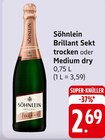 Brillant Sekt trocken oder Medium dry bei E center im Kenn Prospekt für 2,69 €