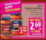 Aktuelle Barilla Angebote bei Marktkauf in Fürth Aktuelles Pastasauce Spezialitäten Angebot bei Marktkauf in Fürth ab 2,69 €