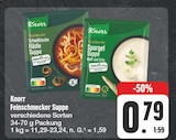 EDEKA Wirsberg - Feinschmecker Suppe Angebot im Prospekt Feinschmecker Suppe bei EDEKA im Wirsberg Prospekt für 0,79 €