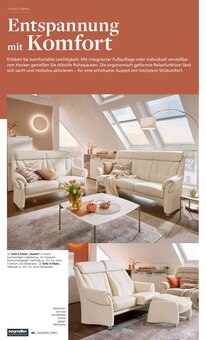 Couch im Segmüller Prospekt "Bestes Handwerk aus Bayern" mit 30 Seiten (Mannheim)
