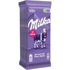 Tablettes de chocolat "Lot Familial" au Lait de pays Alpin - MILKA en promo chez Carrefour Trappes à 4,54 €