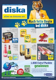 diska Prospekt "alles an deinem ort.", 12 Seiten, 01.09.2025 - 01.09.2025 Aktueller diska Prospekt, "alles an deinem ort.", mit Angeboten der Woche, gültig von 01.09.2025 bis 01.09.2025