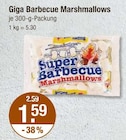 Giga Barbecue Marshmallows für 1,59 € bei V-Markt im Angebot Giga Barbecue Marshmallows im aktuellen V-Markt Prospekt