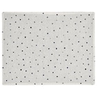 Tischset weiß/dunkelblau von NISSÖGA im aktuellen IKEA Prospekt