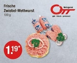 Frische Zwiebel-Mettwurst von Metzgerei Ott im aktuellen V-Markt Prospekt für 1,19 €