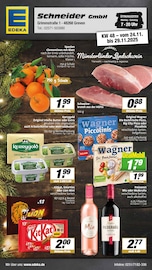 Aktueller EDEKA Supermarkt Prospekt in Saerbeck und Umgebung, "Aktuelle Angebote" mit 18 Seiten, 24.11.2025 - 29.11.2025