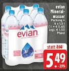 Mineralwasser bei EDEKA im Prospekt "" für 5,49 €