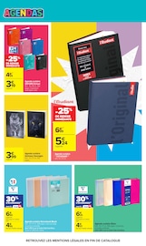 Promos Agenda dans le catalogue "L'ÉTÉ À LA PLAGE, LA RENTRÉE À LA PAGE." de Carrefour Market Agenda en promo dans le catalogue Carrefour Market à la page 16