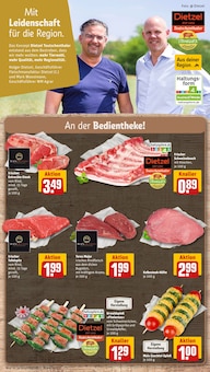 Schweinefleisch im REWE Prospekt "Dein Markt" mit 35 Seiten (Leipzig)