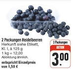 Heidelbeeren bei nah und gut im Stegaurach Prospekt für 3,00 €