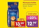 Kaffee Angebote von Mövenpick bei Netto Marken-Discount Völklingen für 12,99 €