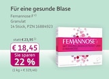 Femannose F Granulat für 18,45 € bei mea - meine apotheke im Angebot Femannose F Granulat im aktuellen mea - meine apotheke Prospekt