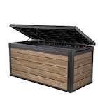 Coffre polypropylène 570L Signature ashwood KETER - KETER en promo chez LEROY MERLIN Coffre polypropylène 570L Signature ashwood KETER - KETER dans le catalogue LEROY MERLIN