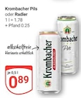 Aktuelles Pils Angebot bei GLOBUS in Mannheim ab 0,89 €