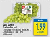 Tafeltrauben hell im Angebot bei diska in Erfurt Tafeltrauben hell Angebote von Gut & Günstig bei diska Erfurt für 1,99 €